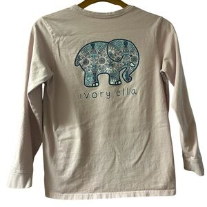 Women’s Ivory Ella Pink Long Sleeve Shirt